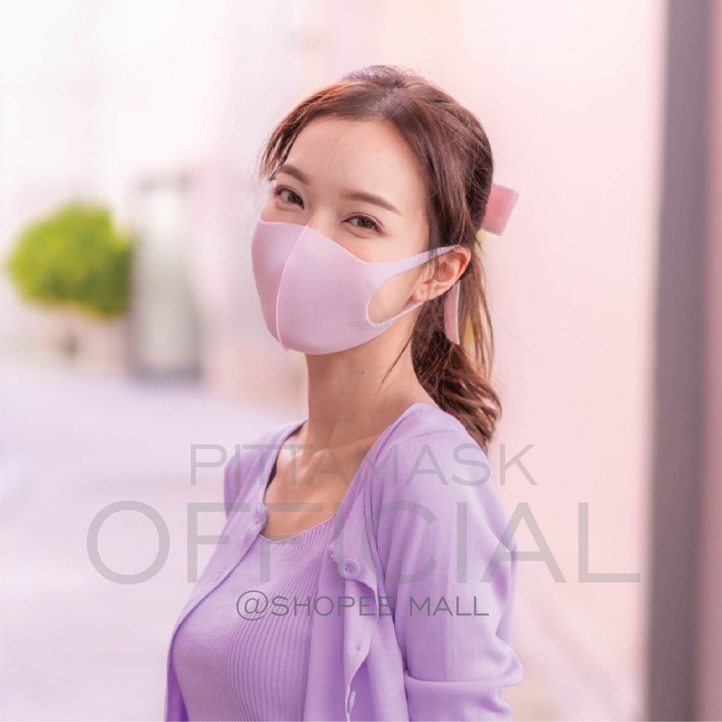 ขายดีสำหรับผู้หญิง PITTA MASK สีพาสเทล ไซส์เอส - ของแท้100 3สีใน1ซอง ...