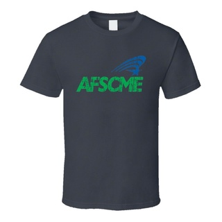 เสื้อยืด พิมพ์ลาย Afscme Us Trade Union สไตล์มินิมอล ของขวัญคริสต์มาส สําหรับตกแต่งบ้าน