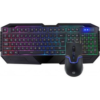 HP GK1100 คีย์บอร์ด Gaming Gear Combo Keyboard + Mouse 6 Color LED Back Light