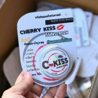 C-Kiss Cherry Kiss Sunscreen 3in1 SPF 60 PA+++ ครีมกันแดด ซีคิส (10g.)