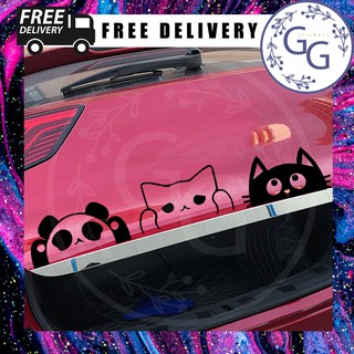 CAR STICKER สติ๊กเกอร์ติดรถ PVC กันน้ำ กันแดด กันฝน ไม่เหนียว