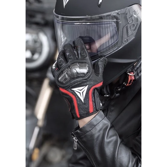 ถุงมือขับมอเตอร์ไซค์ข้อสั้น MOTOWOLF MDL0305 หนังแพะ ทัชสกรีนได้ thumbnail 4