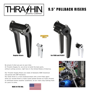 **ฟรีส่งผ่อน0%** Thrashin Supply - 9.5" Pullback Handlebar Risers ตุ๊กตาแฮนด์แต่งแนว Clubstyle Club Style