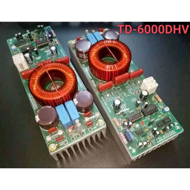 [ราคาต่อคู่]โมดูลขยายเสียง คลาสดี TD-6000DHV Class D วัตต์สูง