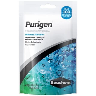 Seachem Purigen วัสดุกรองของเสีย ammonia/nitrite/nitrate และช่วยดูดสี ขนาด 100ml 250ml และ 500ml