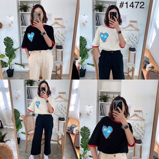 เสื้อยืด โอเวอร์ไซส์ Oversize สไตล์เกาหลี รหัส 472