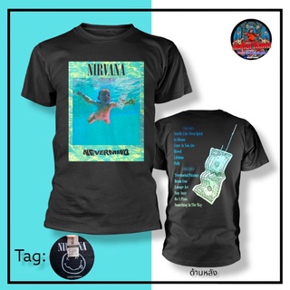 #เสื้อวง Nirvana ลาย Nevermind  มือ1 ลิขสิทธิ์แท้