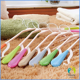 Comfy ขอบหมุนได้ 360 องศา ไม้แขวนเสื้อพลาสติก กันลื่น ไม้แขวนเสื้อกันลื่น Non-marking Plastic Hangers