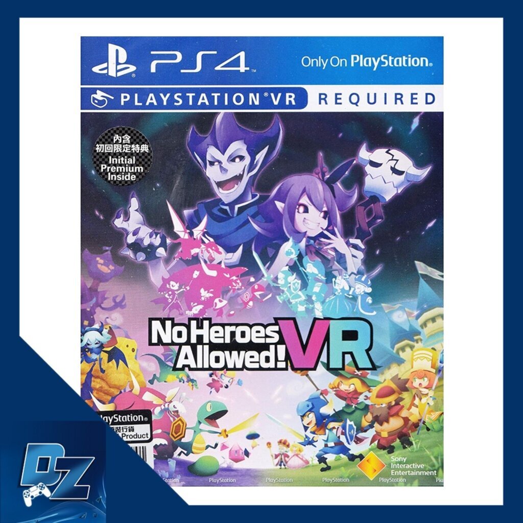 No Heroes Allowed! PS4 Games VR มือ 1 New ต้องมีอุปกรณ์ PS VR ในการเล่น [แผ่นเกมส์ PS4] [แผ่น PS4 แท้] [PS4 Game]