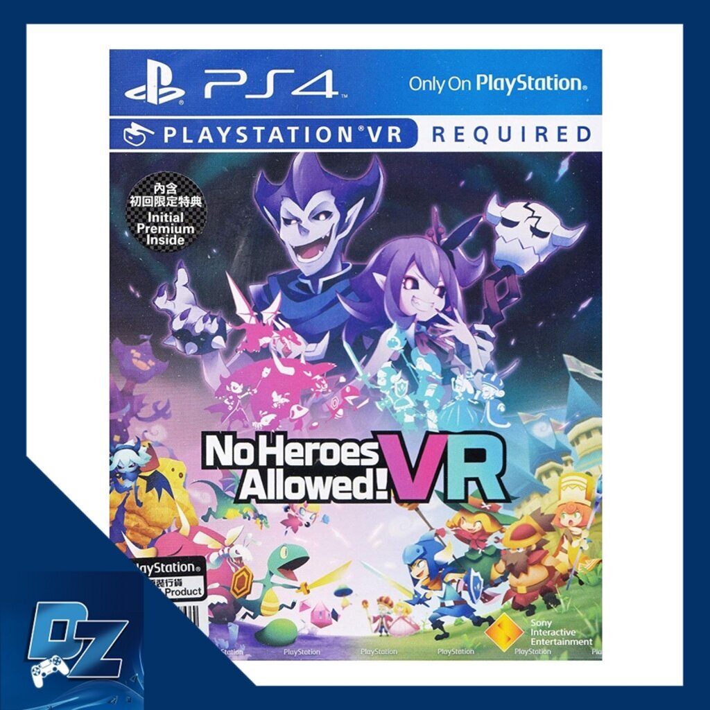 No Heroes Allowed! PS4 Games VR มือ 1 New ต้องมีอุปกรณ์ PS VR ในการเล่น [แผ่นเกมส์ PS4] [แผ่น PS4 แท