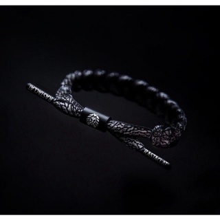 Rastacla สร้อยข้อมือ สายรัดข้อมือคู่ น้ําหนักเบา สะท้อนแสง พิมพ์ลายเสือดาว สีดํา ของขวัญแฟชั่น อินเทรนด์