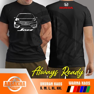 เสื้อยืด พิมพ์ลายรถยนต์ Honda Jazz GK5 Arsakha