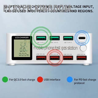 Player kingdom 8 In 1 แท่นชาร์จ Usb ซ็อกเก็ตสมาร์ทซ็อกเก็ต 100W Maximum 100}240V