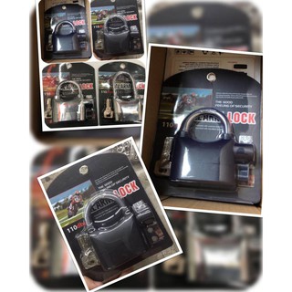 กุญแจ กุญแจล็อคล้อรถมอเตอร์ไซค์(ฺB0030/B0031) พร้อมเสียงเตือน Alarm Lock