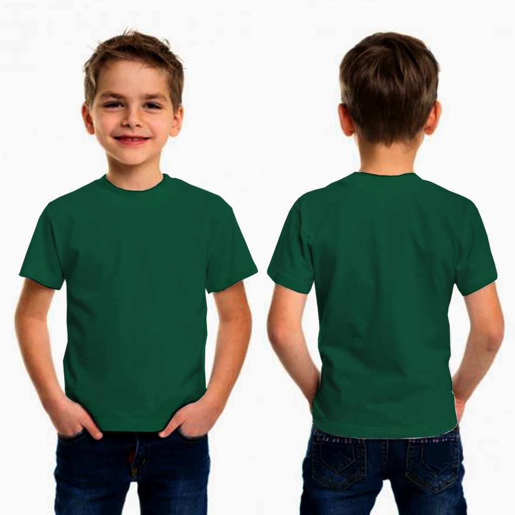 เสื้อยืด PLAIN สําหรับ CHILDREN 1-12 YEARS OLD, COTTON COMBED 30S