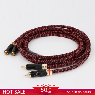 มาใหม่ สายเคเบิ้ลเชื่อมต่อเสียง CANARE style HI-End OFC Pure Copper RCA To RCA RCA Interconnect Hifi