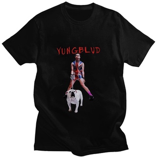 [S-5XL] เสื้อยืดแขนสั้นลําลอง ทรงหลวม พิมพ์ลาย Singer Yungblud High Street สไตล์ฮาราจูกุ แฟชั่นฤดูร้อน สําหรับผู้ชาย