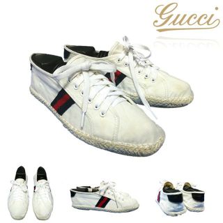 รองเท้า GUCCIEspadrilles Sneakers ของแท้