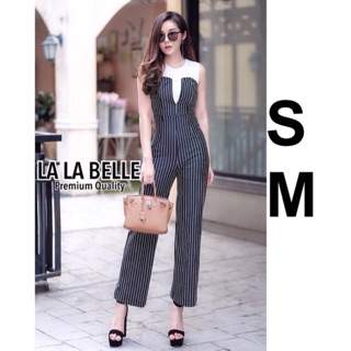 9flyday - Classy Striped Jumpsuit