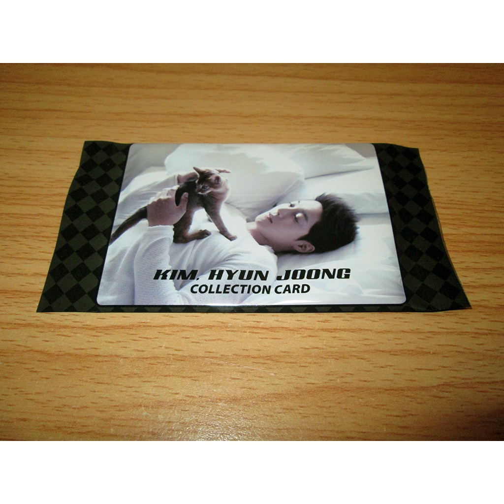 Kim Hyun Joong (SS501) Star Collection Card Official Goods ขายแบบ 1 ซอง มี Cards 6 ใบ ของแท้จากเกาหล