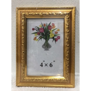 [พร้อมส่ง] กรอบรูปหลุยส์ ขนาดภาพ 4x6 นิ้ว หรือ 10.2x15.2 เซนติเมตร