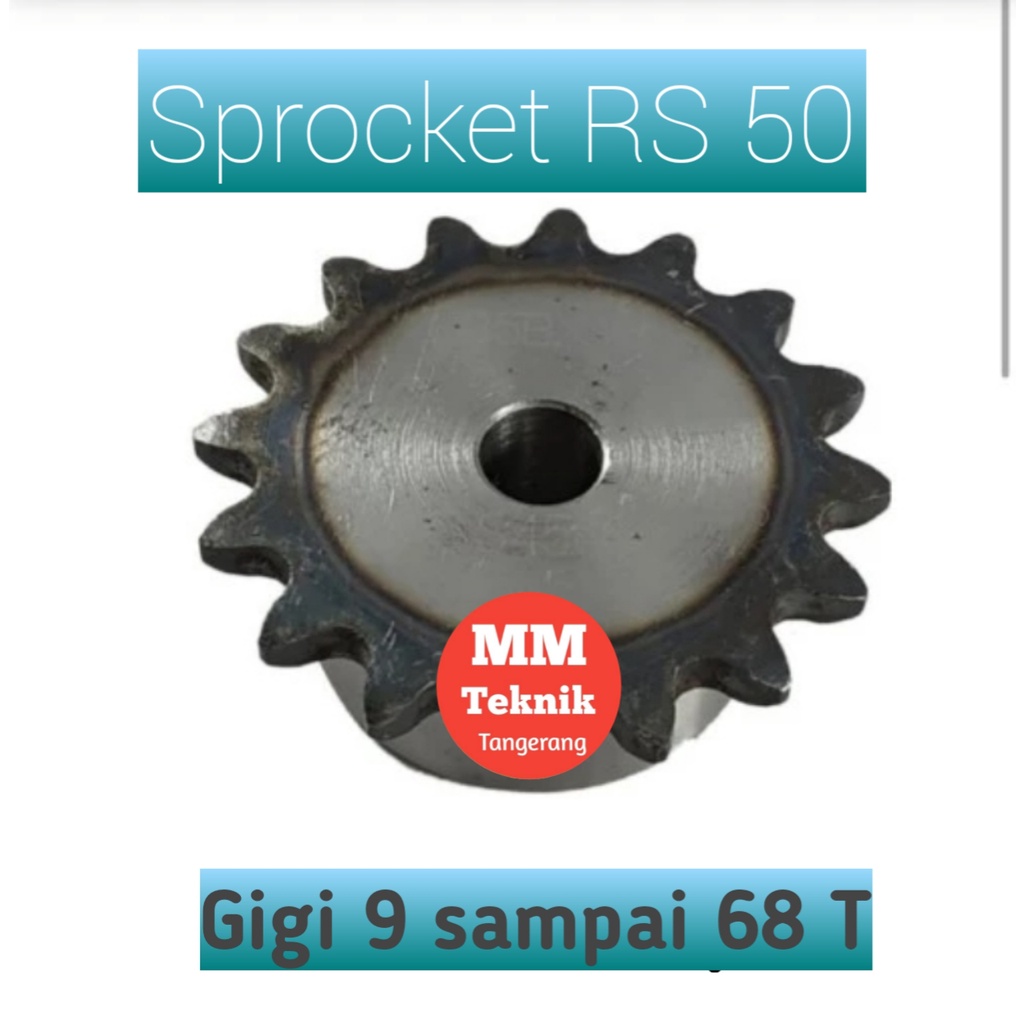 เฟือง RS 50 x 27 T เกียร์เดี่ยวเกียร์ Z 27T RS50 -1 50Z27 50X27T 50-1 ประเภท B Sprocket spr 50-27T 5