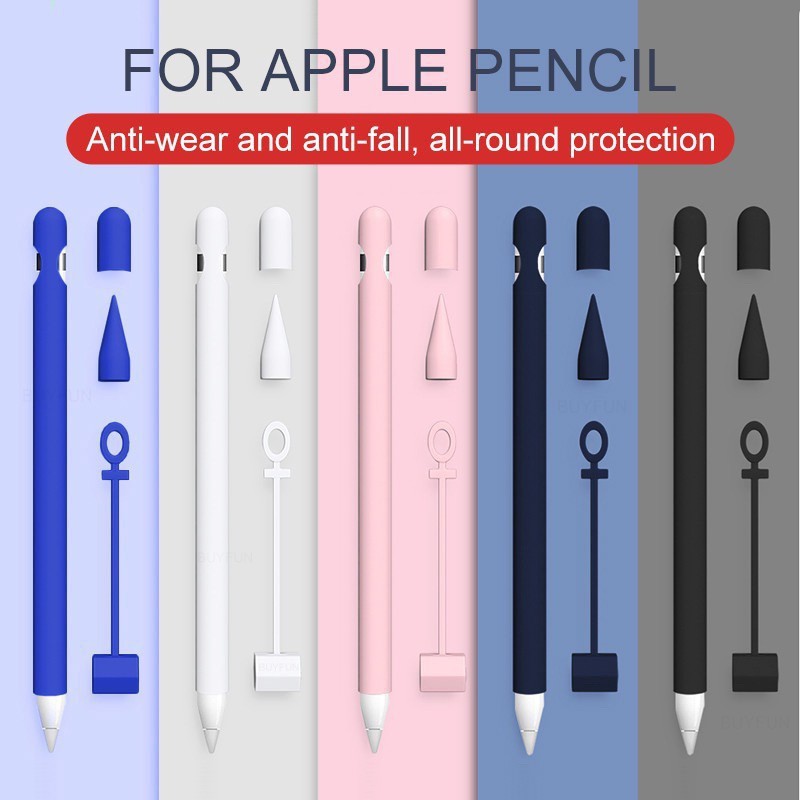 เคสซิลิโคนนุ่ม Tpu ป้องกันรอยสําหรับ Apple Pencil 1st