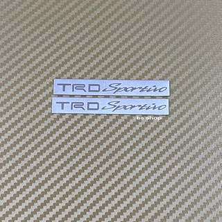 โลโก้ * TRD sportivo ขนาด 1 x 7 cm  ติดสปอยเลอร์ ราคาต่อคู่