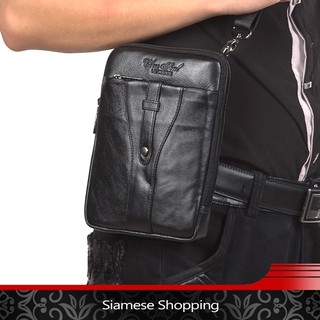 Simaese Shopping :  ผู้ชาย หนังแท้ รุ่น B001 สีดำ จาก Cheer Soul