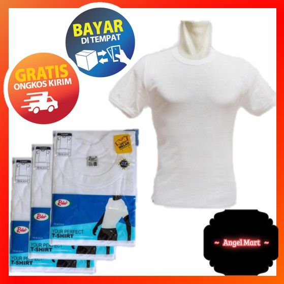 เสื้อกล้าม RIDER O / RIDER 223 WHITE / COLOR O Neck / เสื้อกล้ามผู้ชาย Rider / เสื้อยืดผู้ชาย