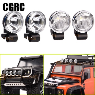 ไฟสปอตไลท์ Led 18 20 มม. สําหรับรถไต่หินบังคับ 1/10 1/8 Traxxas TRX4 G500 TRX6 G63 AXIAL SCX10 RC4WD D90 TF2 2 ชิ้น