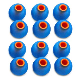 X-tips Mix จุกหูฟังยาง 6 คู่ ใหญ่ คุณภาพดี (สีน้ำเงิน)