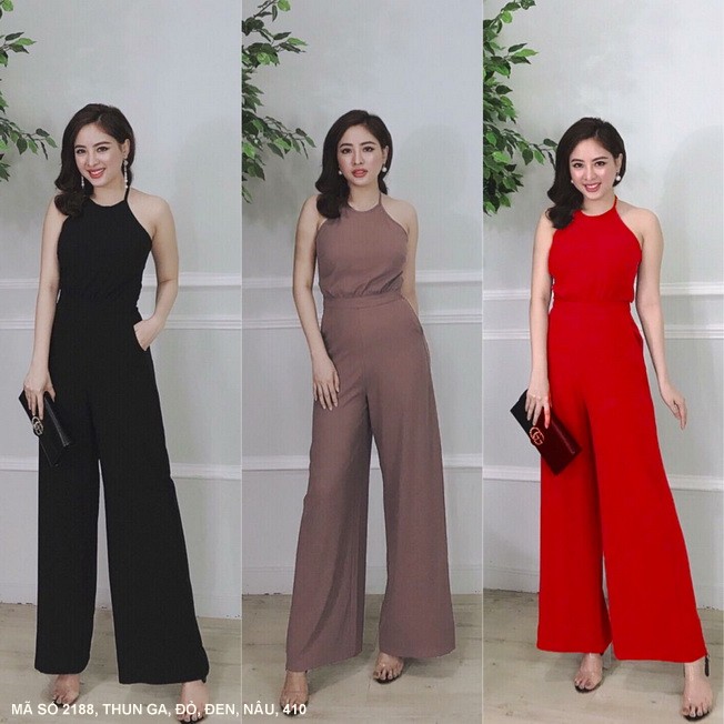 MYDU SHOP @ : จั้มสูทคอปกสายเดี่ยว MS 2188