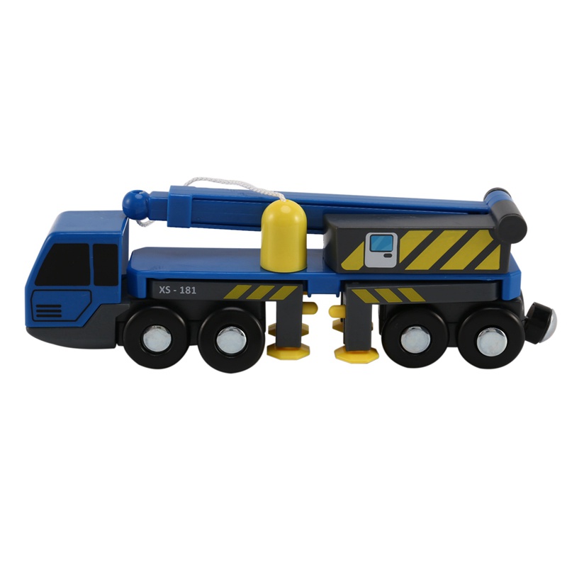 Multifunctional Train Toy Set Accessories Mini Crane Truck Toy Vheicles Kids Toy Compatible with Woo
