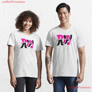 เสื้อยืดผ้าฝ้ายพิมพ์ลายขายดี แฟชั่นที่กำหนดเอง RIP Pink and Black Essential T-Shirt Ripndip เสื้อพิมพ์ลาย เสื้อแนวสตรีท