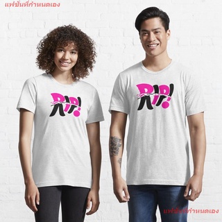 เสื้อยืดผ้าฝ้ายพิมพ์ลายขายดี แฟชั่นที่กำหนดเอง RIP Pink and Black Essential T-Shirt Ripndip เสื้อพิมพ์ลาย เสื้อแนวสตรีท