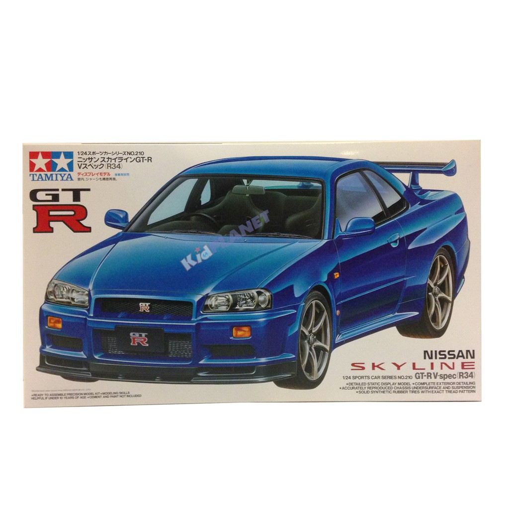 24210 TAMIYA MODEL 1/24 Nissan Skyline GT-R R34 V-spec
