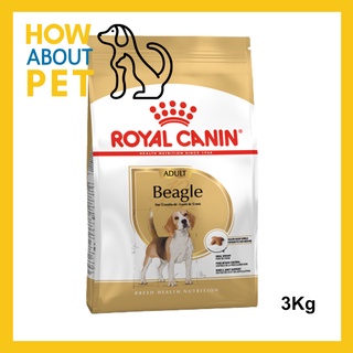 อาหารสุนัข Royal Canin Beagle Adult อาหารบีเกิ้ล อาหารสุนัข รอยัลคานิน พันธุ์บีเกิ้ล รัสเซล 10 เดือนขึ้นไป 3กก. (1ถุง)