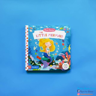 First Stories: The Little Mermaid 🧜‍♀️ หนังสือเด็ก บอร์ดบุ๊คกิจกรรม ภาษาอังกฤษ