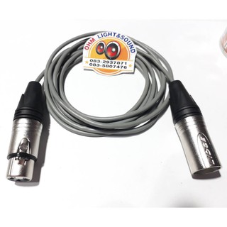 สายสัญญาณ เครื่องเสียง 3 mm XLR to XLR หัว LIDGE สาย คุณภาพดี เครื่องดนตรี  แจ็ค กีต้าร์ สายไมค์ สายเสียง สายต่อคอม