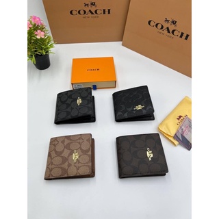 กระเป๋าตังค์ coach 2พับผู้ชาย