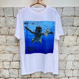 ***มี XXL พร้อมส่ง*** เสื้อวง NIRVANA NEVERMIND ของแท้ รับประกันS-5XL