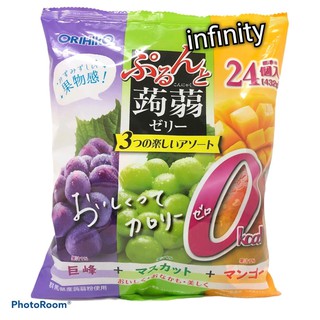 ORihiro Jelly เยลลี่บุกไดเอทรสผลไม้ 24 ชิ้นสุดคุ้ม