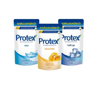 [ส่งฟรี ขั้นต่ำ 99.-] Protex โพรเทคส์ ครีมอาบน้ำ 400 มล. ถุงเติม รวม 6 ถุง (มี 3 สูตรให้เลือก)