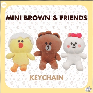 KEYCHIAN FLOBBY MINI BROWN &amp; FRIENDS พวงกุญแจมินิไลน์