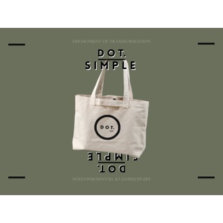 DOT. Simple bag. กระเป๋าผ้าcanvas