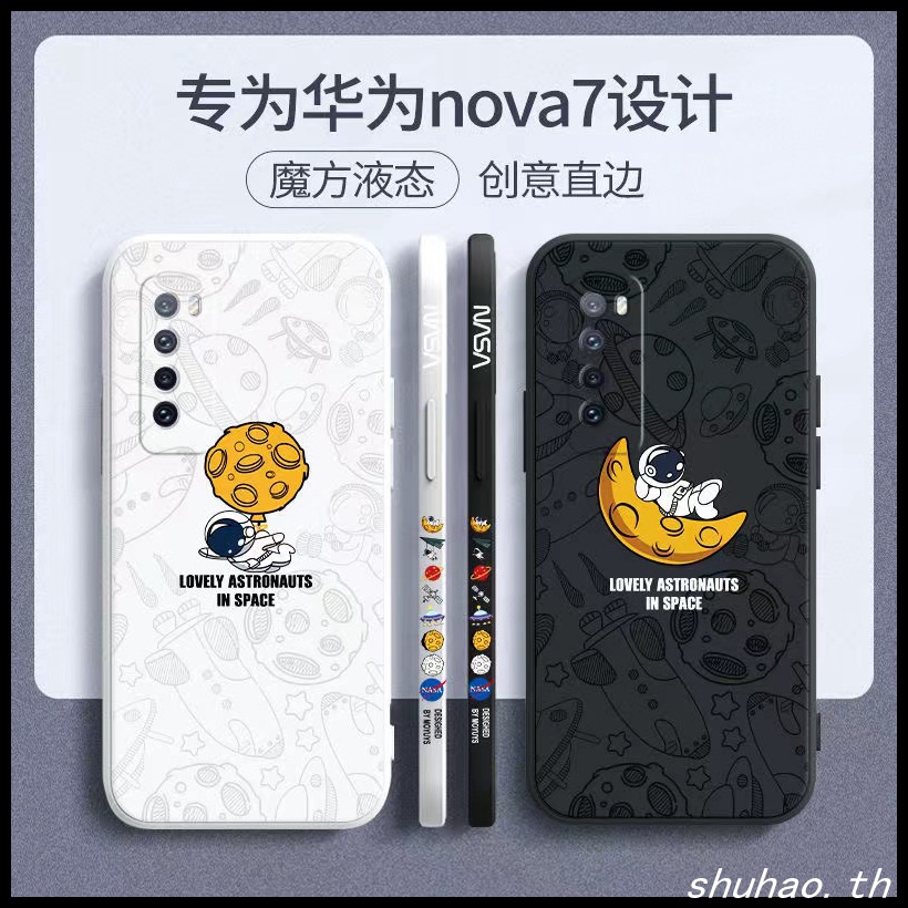 เคส Huawei Y9 2019 Case Nova3i nova7i nova5T Y9S Y7A Y7P Y6PRIME Y6S Y9A nova7 nova7se โทรศัพท์มือถือ ลายนักบินอวกาศ สําหรับ Case