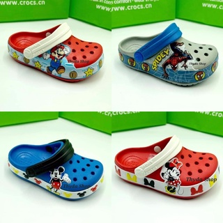 รองเท้าเด็ก Crocs kids Band Clog รองเท้าเด็ก ✨(สินค้าพร้อมจัดส่งจากไทย)✨