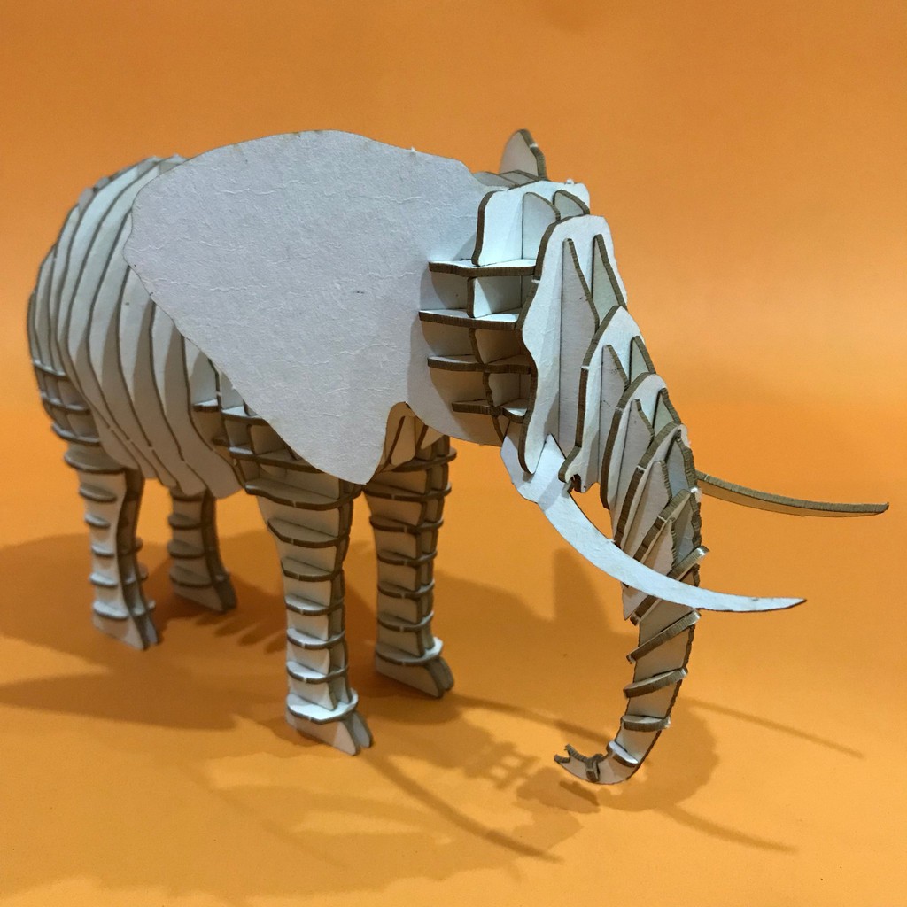 Elephant 3D Puzzle