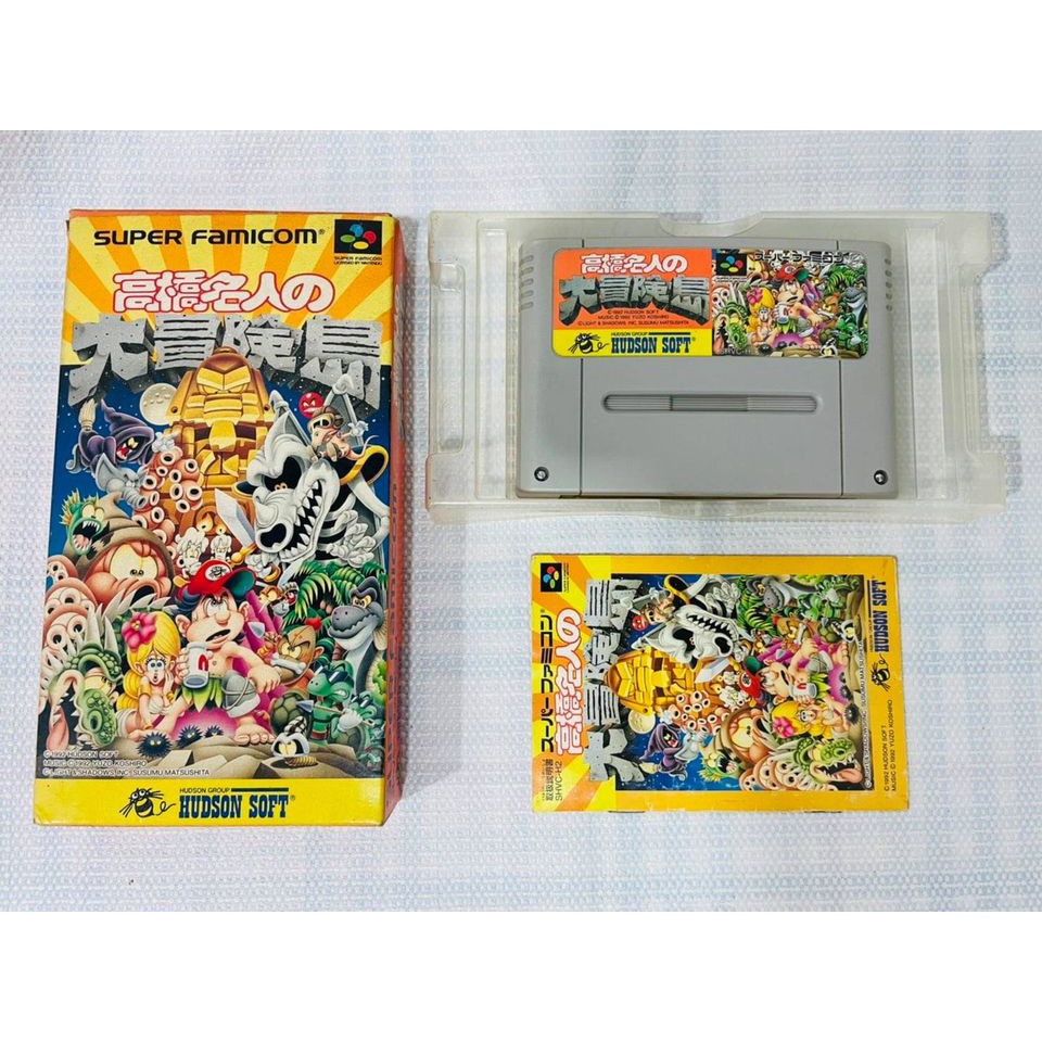 ตลับเกมส์ Super Famicom Game : Super Adventure Island : SFC Game